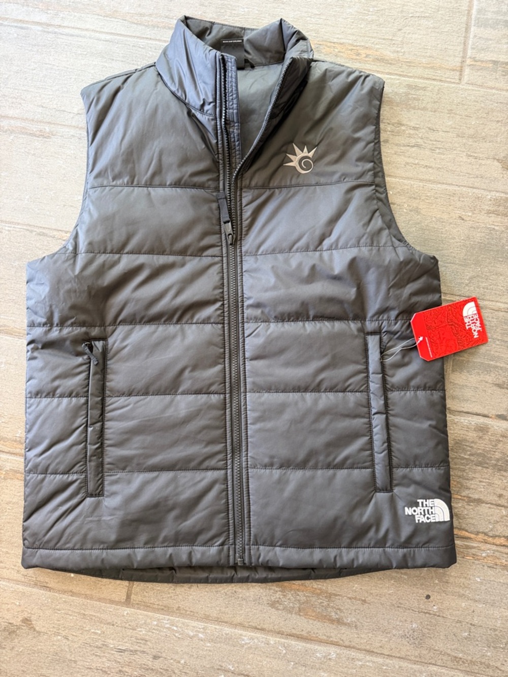 The North Face black Quilted Puffer Vest - Men's